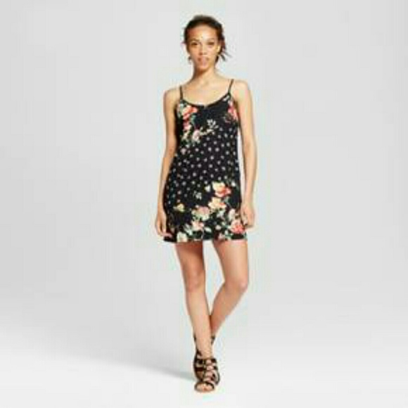 mixed floral print dress